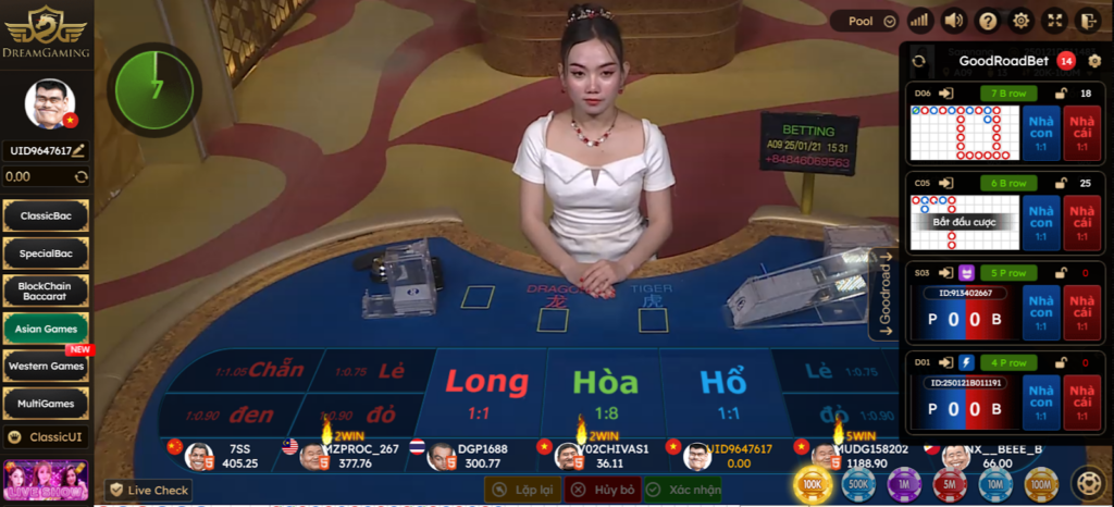 Sảnh Live Casino CO88